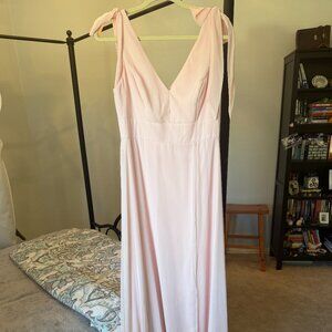 Light pink/ blush bridesmaid dress - Size 10